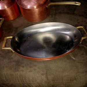 Vintage Paul Revere 1776 Copper Omelet Pan